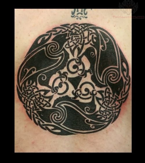 Celtic Crow And Raven Tattoos